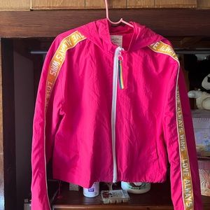 Ashley Sunrise Collection Women's Bright Pink "Pride" Crop Jacket